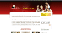 Desktop Screenshot of allcareinsserv.com