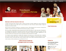 Tablet Screenshot of allcareinsserv.com